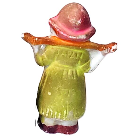 1940s Vintage Made in Occupied Japan Girl w/Accordion Planter +Dutch Girl w/Pail - Picture 4 of 10